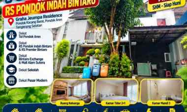Rumah Strategis Pondok Aren dekat RS Pondok Indah Bintaro