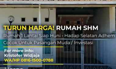 Dijual Rumah Graha Sampurna Indah Surabaya Barat Turun Harga