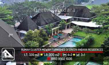 Rumah Mewah Fully Furnished di Komplek Artis Green Andara Residences
