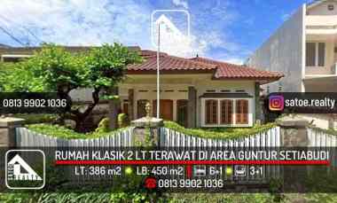 Rumah Klasik Terawat di Area Guntur, Setiabudi, Jakarta Selatan