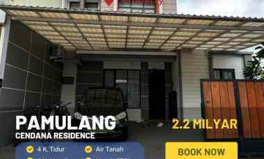 dijual rumah hook full furnished di cendana residence
