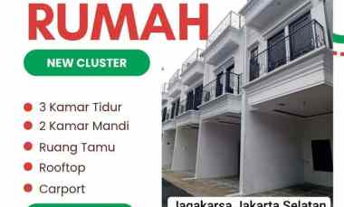 Rumah 2 lantai Minimalis Bonus Rooftop Jagakarsa Jakarta Selatan