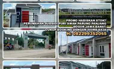 Promo Habiskan Stok Perumahan Subsidi Puri Awan Parung Panjang Bogor