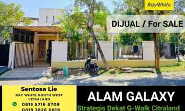 Rumah Alam Galaxy Spesial Carport 4 Mobil Luas dekat GWalk, PTC