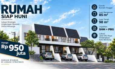 Rumah Dijual di Jalan BSJ Raya