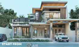 Model Kontemporer Rumah Asri di Komplek Pemda Pekanbaru