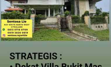 Dijual 869 m2 Rumah Darmo Sentosa Raya - Hook - dekat Villa Bukit Mas
