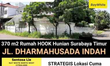 Dijual / Disewakan 370 m2 Rumah Hook jl. Dharmahusada Indah - Surabaya