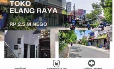 Rumah Bisa untuk Kosdan Toko di Jalan Elang Raya Sambiroto Semarang