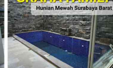 Dijual Rumah Baru Graha Family Surabaya Private Pool FULL Furnished