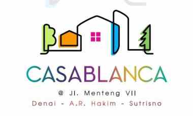 Jual Rumah Baru Komplek Casablanca Jalan Menteng 7 - Denai - AR. Hakim