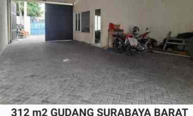 Dijual 312 m2 Gudang Surabaya Barat di jl. Pesapen Area Balas Klumprik