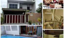 Rumah Mewah 3 Lantai Ada Kolam Renang. Beserta Isi Perabot