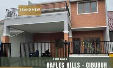 Rumah Baru dalam Komplek Mewah Raffles HILL CIBUBUR.bisa Kpr Bank