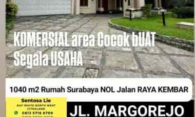 LUAS Rumah Raya Margorejo Surabaya dekat Raya Jemursari, Jalan A Yani