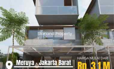 Rumah Baru Milennial Cluster di Jakarta Barat.dekat Mal Puri Indah