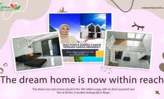 Rumah Impian dalam Genggaman tanpa Dp Harga 300 jutaan Dilokasi Strategis