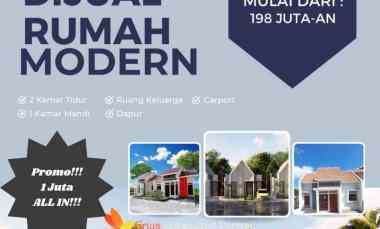 Perumahan Modern di Tengah Kota dengan Harga Mulai Rp 198 juta-an