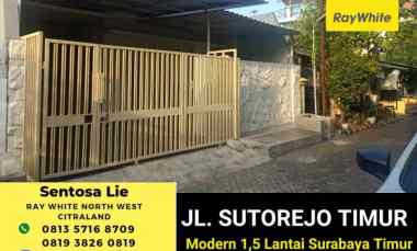 Murah 1 Milyar-an Dijual Rumah Sutorejo Timur -Raya Mulyosari Surabaya