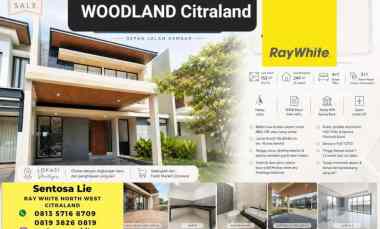 Dijual Rumah Baru Woodland Citraland Surabaya Barat - Spesial Balkony