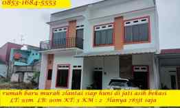 Rumah Baru Murah 2 lantai Siap Huni di Jati Asih Bekasi Strategis Bebas