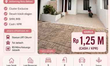Rumah 2 lantai Siap Huni di Jatibening Bekasi dekat Tol