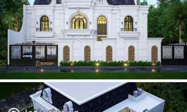 Dijual Rumah American Classic Private Pool di Jati Padang Jakarta Sela