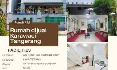Rumah 2 Lantai Perumnas 4 Karawaci Dijual Cepat Luas Tanah 224m2