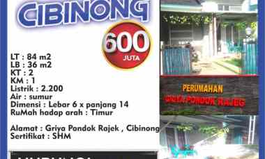 Perum Griya Pondok RAJEG.CIBINONG.jl. Ciliwung, Kabupaten Bogor