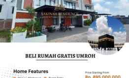 Rumah 2 Lantai Smarthome di Pusat Kota Cilegon Bonus Umroh ke Mekkah