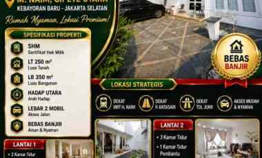 Rumah Furnished 2 Lantai di M. Naim Cipete Utara, Keb. Baru - Jakarta