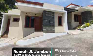Rumah Baru Cuma 600 meter ke Sindu Kusuma Edupark Ske di jl. Jambon