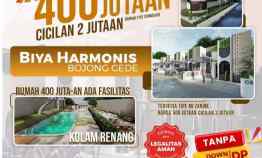 Rumah Baru 1 LT Desain Santorini/Yunani Harga 400 jutaan di Bojong Gedr