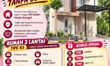 Perumahan Modern Minimalis dengan Pola Bayar tanpa Bunga