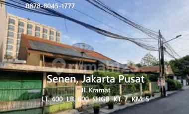 Rumah Asri Jalan Lebar Bebas Banjir Area jl. Kramat, Jakarta Pusat