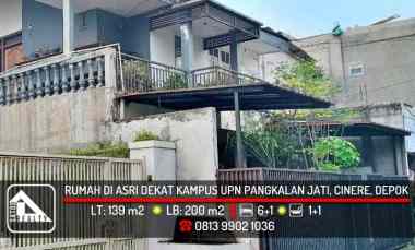 Rumah Asri dekat Kampus UPN Pondok Labu jl. Kramat, Pangkalan Jati