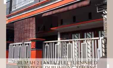 Rumah 2 Lantai Full Furnished Strategis di Blimbing Malang