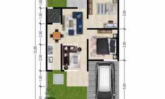 Rumah 1 Lantai Minimalis 2KT 1KM Lokasi Strategis dekat Pemkab Kediri