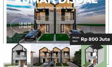 Rumah 2 Lantai dengan Desain Minimalis Harga Sesuai Kualitas