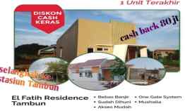 Rumah Syariah Eksklusif Siap Huni dekat Stasiun Tambun hanya 400 jutaan