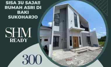 Rumah Dijual di JL. MENURAN BAKI SUKOHARJO