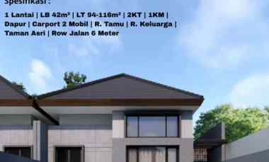 Rumah dalam Cluster di Kaliurang Cuma 700 Jutaan dekat Banyak Kampus