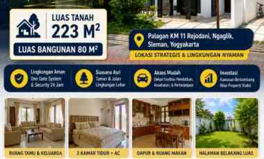 Rumah Dijual di Jl Palagan km 10 rejodani Sariharjo Nganglik sleman