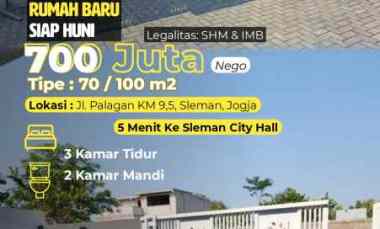Baru Rumah di jl. Palagan km 9 5 menit ke Sleman City Hall Jogja