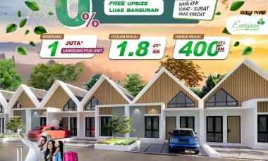 Firdaus 3 Type, Evergreen. Rumah Konsep Scandinavian di Setu Bekasi