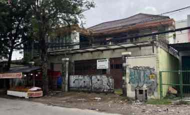 Rumah dan Tempat Usaha 6,5M Pinggir Jalan Besar dekat Stasiun, Mall
