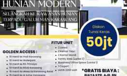 Posisi Sangat Strategis Dijual Hunian 2 Lt Modern di Tanggerang