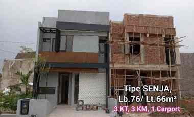 Dijual Hunian Resort 2 Lt, Modern Fasilitas Lengkap, di Sawangan Dpk