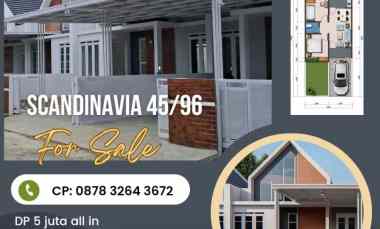 Bumi Panyawangan Real Estat - Scandinavia 45/96 Dp 5 juta all in