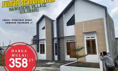 Rumah Scandinavian di Baki Sukoharjo Rumah Arah Rs Dr Oen Solobaru